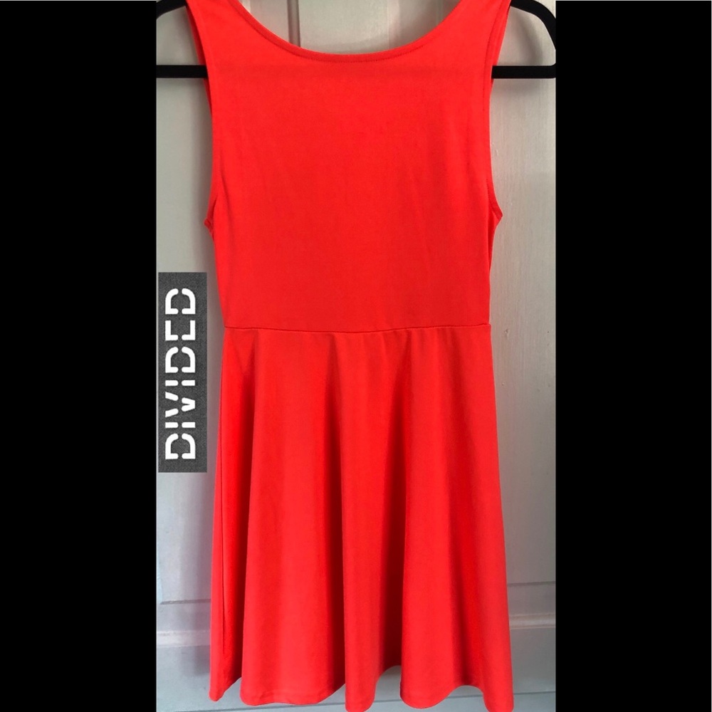 NWOT Divided Orange Dress